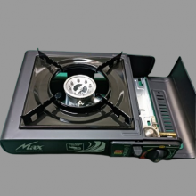 Портативная газовая плита Moltis_Home c адаптером в кейсе цвет Черный (BDZ-155-A)