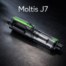 Автомобильный пылесос Moltis J7 с турбо-режимом, мощный портативный автопылесос для сухой уборки салона 10006