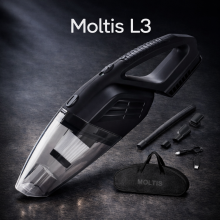 Автомобильный беспроводной ручной пылесос для сухой и влажной уборки Moltis L3 аккумуляторный, 120W 10004
