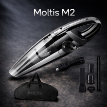 Автомобильный пылесос Moltis M2, 120W беспроводной из ABS пластик чёрный (291 137) 10001