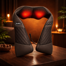 Массажёр роликовый Moltis MRAT-743 для всего тела с подогревом Relax Also Today цвет-черный/серый, удобная сумка для хранения, 4 кнопки управления 10040 Массажёр роликовый Moltis MRAT-743 для всего тела с подогревом Relax Also Today цвет-черный/серый, удобная сумка для хранения, 4 кнопки управления 10040