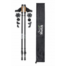 Скандинавские палки Moltis Relax MR-455 для ходьбы, телескопические, с чехлом и сменными наконечниками