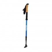 Треккинговая палка Moltis Relax 124 Antishock LUX blue – телескопическая алюминиевая палка для походов и скандинавской ходьбы (1 шт.)