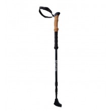 Треккинговая палка Moltis Relax 124 Antishock LUX Black – телескопическая алюминиевая палка для походов и скандинавской ходьбы (1 шт.)
