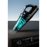 Автомобильный пылесос Moltis Q4, 120W беспроводной из ABS пластик чёрный 10003