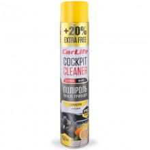 Полироль пластика CarLife Cockpit Cleaner EXTRA MAT лимон CF771 750мл