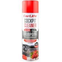 Полироль пластика CarLife Cockpit Cleaner EXTRA MAT клубника CF773 750мл