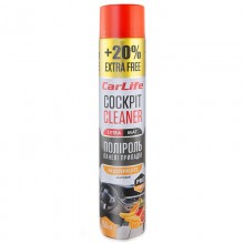 Полироль пластика CarLife Cockpit Cleaner EXTRA MAT мультифрукт CF775 750мл