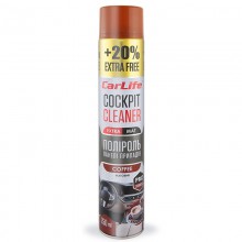 Полироль пластика CarLife Cockpit Cleaner EXTRA MAT кофе CF776 750мл