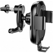 Беспроводное зарядное устройство,автомобильное UNI Baseus Smart Vehicle Bracket Wireless Charger original Black