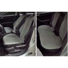Накидки на сиденья автомобиля из алькантары (Искусственная замша) PREMIUM Универсальный Стальной Накидки на сиденья автомобиля из алькантары (Искусственная замша) PREMIUM Универсальный Стальной