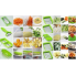 Овощерезка ручная Nicer Dicer Plus с прозрачным контейнером и пластика Maestro, цвет-салатовый.