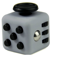 Кубик антистресс Fidget Cube с пластика Gray, цвет-серый.