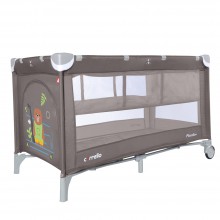 Манеж-кровать детская CARRELLO Piccolo+ CRL-9201 со вторым дном темный-беж Манеж-кровать детская CARRELLO Piccolo+ CRL-9201 со вторым дном темный-беж