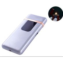 Электроимпульсная USB зажигалка LIGHTER №HL-77 Silver original new