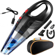 Автомобильный пылесос аккумуляторный Grikey А3, для сухой и влажной уборки из ABS пластик 150W 5.5 кПа Black