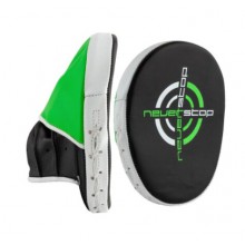 Лапы боксерские PowerPlay, из искусственной кожи черно-зеленые (PP3073) Лапы боксерские PowerPlay, из искусственной кожи черно-зеленые (PP3073)