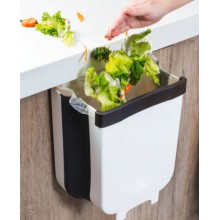 Мусорный контейнер Kitchen складной  Flexible Bin и раскладной  на двери, из ABS пластик белый (Ave-Flexible)