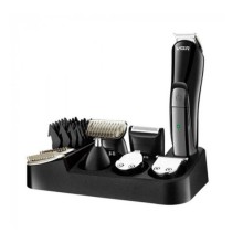 Машинка VGR для стрижки волос, 6 в 1 V-012 триммер из пластика и нержавеющей стали черный (3372-Mast) Машинка VGR для стрижки волос, 6 в 1 V-012 триммер из пластика и нержавеющей стали черный (3372-Mast)