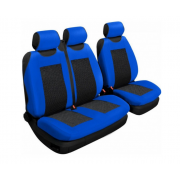 Накидки на сиденья Beltex для автомобиля универсальные, "Comfort 2+1" Тип А цвет-синие без подголовников