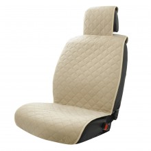 Накидки для сидений на Флисе Бежевый 1+1 PREMIUM Selo57562