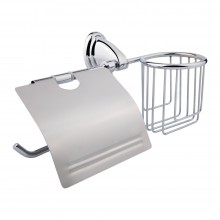Держатель для туалетной бумаги Lidz (CRM) 113.03.02 закрытый глянцевый настенный металлический хром Держатель для туалетной бумаги Lidz (CRM) 113.03.02 закрытый глянцевый настенный металлический хром