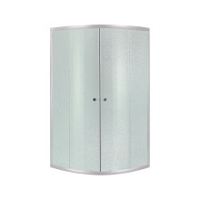 Душевая кабина Lidz Latwa SC80x80.SAT.LOW.FR, стекло Frost 4 мм без поддона