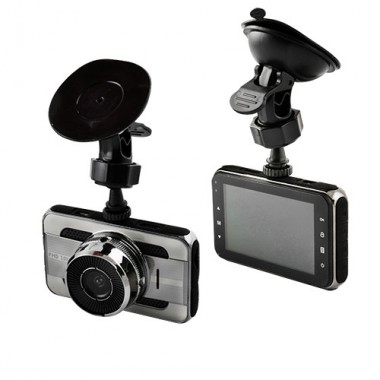 Лучшие автомобильные видеорегистраторы DVR T669 с метала, цвет-серый.