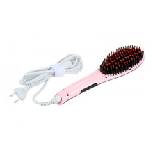 Электрическая расческа-выпрямитель Fast Hair Straightener HQT-906 Pink