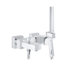 Смеситель для ванны настенный однорычажный Grohe Eurocube 23141000 Хром Латунь