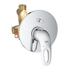 Скрытый однорычажный смеситель для ванны Grohe Eurostyle 33637003 Хром