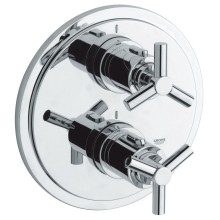 Внешняя часть термостатического смесителя для ванны Grohe Atrio 19395000 для встроенной части 35500000