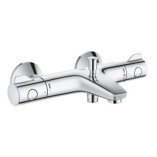 Настенный вентильный смеситель термостат для ванны Grohe Grohtherm 800 34567000 Хром