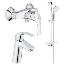 Набор смесителей для ванной комнаты 3 в 1 Grohe Eurosmart 123244M (23324001+33555002+27926001)