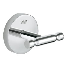 Крючок  двойной -крепеж, для ванной -латунь Grohe BauCosmopolitan 40461001(цвет-хром)