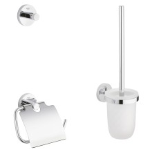 Настенный глянцевый набор аксессуаров 3 в 1 Grohe  Essentials 40407001 Хром