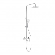 Душевая система универсальная Qtap Grand на три потребителя (с изливом) QTGRACRM1004 Chrome Душевая система универсальная Qtap Grand на три потребителя (с изливом) QTGRACRM1004 Chrome