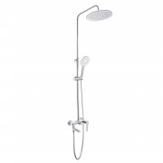 Душевая система универсальная Qtap Taurus на три потребителя (с изливом) QTTAU111CRM45665 Chrome