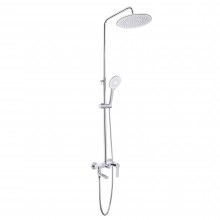 Душевая система универсальная Qtap Taurus на три потребителя (с изливом) QTTAU111CRM45665 Chrome Душевая система универсальная Qtap Taurus на три потребителя (с изливом) QTTAU111CRM45665 Chrome