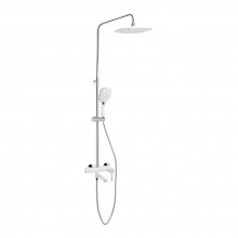 Душевая система универсальная Qtap Grand на три потребителя (с изливом) QTGRAWCR1004 Chrome/White Душевая система универсальная Qtap Grand на три потребителя (с изливом) QTGRAWCR1004 Chrome/White