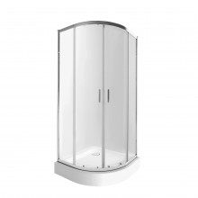 Набор Qtap душевая кабина Taurus CRM1099AC6 Clear 90х90 + поддон Uniarc 309915 с сифоном Набор Qtap душевая кабина Taurus CRM1099AC6 Clear 90х90 + поддон Uniarc 309915 с сифоном