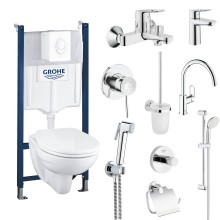 Большой набор для дома Grohe Mega Bundle 39117MB1 (39117000+111048+123225K+40407001)