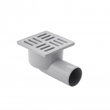 Трап ANIplast с горизонтальным выпуском 50 мм, с решеткой 10х10 см TA5104EU
