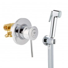 Набор для гигиенического душа скрытого монтажа со смесителем Grohe QuickFix BauClassic UA202606QF Набор для гигиенического душа скрытого монтажа со смесителем Grohe QuickFix BauClassic UA202606QF