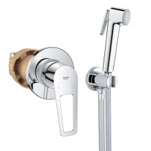Набор для гигиенического душа скрытого монтажа со смесителем Grohe QuickFix BauLoop New UA202406QF Набор для гигиенического душа скрытого монтажа со смесителем Grohe QuickFix BauLoop New UA202406QF