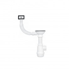 Сифон для кухонной мойки ANIplast 3 1/2''х40 мм с резьбовым выпуском, с прямоугольным переливом А0145SEU Сифон для кухонной мойки ANIplast 3 1/2''х40 мм с резьбовым выпуском, с прямоугольным переливом А0145SEU