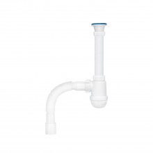 Сифон для раковины ANIplast с резьбовым выпуском 64 мм, с гибкой трубой 40х40/50 мм С1015EU Сифон для раковины ANIplast с резьбовым выпуском 64 мм, с гибкой трубой 40х40/50 мм С1015EU