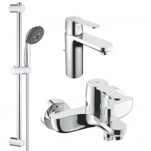 Набор смесителей 3 в 1 для ванной комнаты Grohe QuickFix Get M-Size UA202701MQ Набор смесителей 3 в 1 для ванной комнаты Grohe QuickFix Get M-Size UA202701MQ