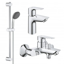 Набор смесителей 3 в 1 для ванной комнаты Grohe QuickFix StartEdge S-Size UA202501SE