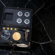 Подарочный набор для копчения виски 10 предметов в коробке SMN-4114